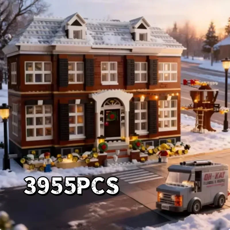 2026New DIY 3955pcs Two-Story Villa Building Blocks, Interlocking Bricks Construction Kit Display Model Toy for Adult Collection