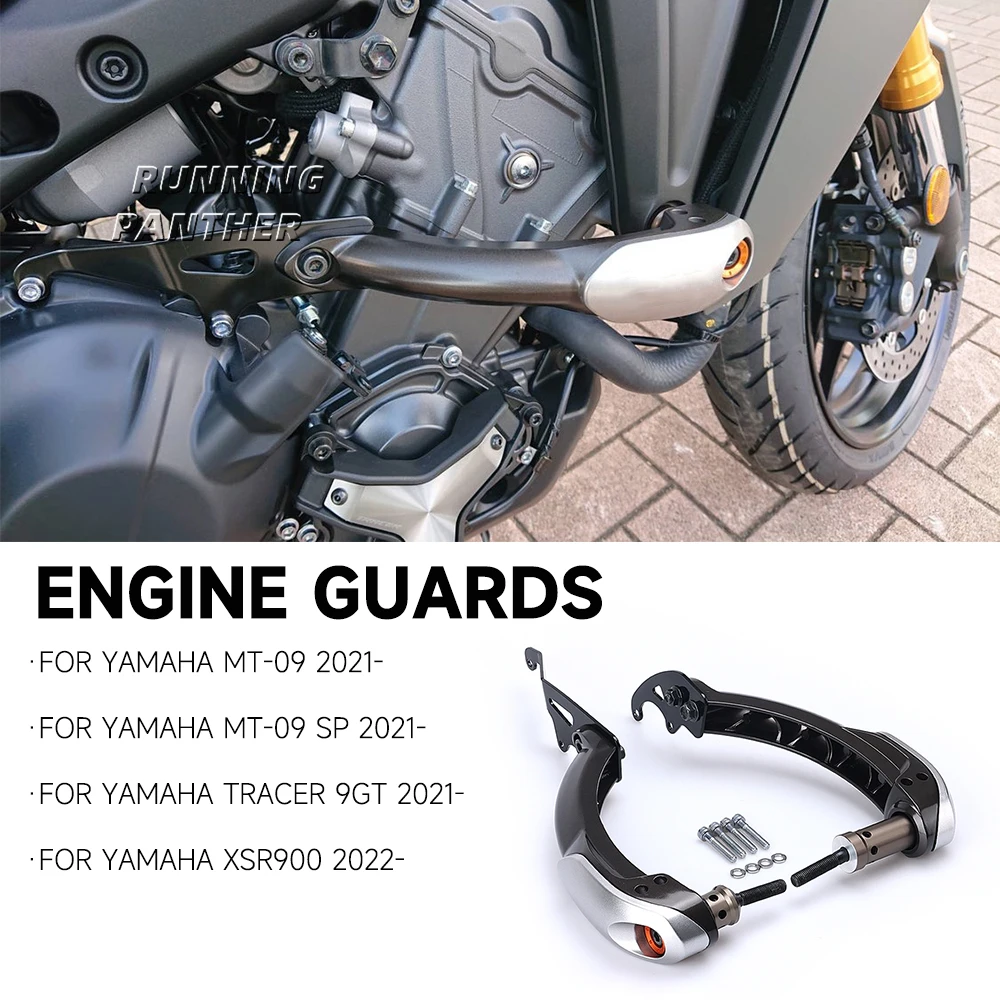 Motorcycle Engine Frame Slider Anti Falling Crash Protector Guard Bar FOR YAMAHA MT-09 MT09 SP TRACER 9 GT 9GT XSR900 XSR 900