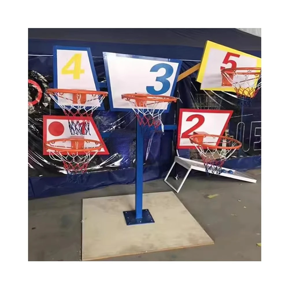 Tragbare Mini Outdoor Indoor Basketball Ring Net Hoop Ständer mit Rückwand Zubehör Ausrüstung Basketball Rack