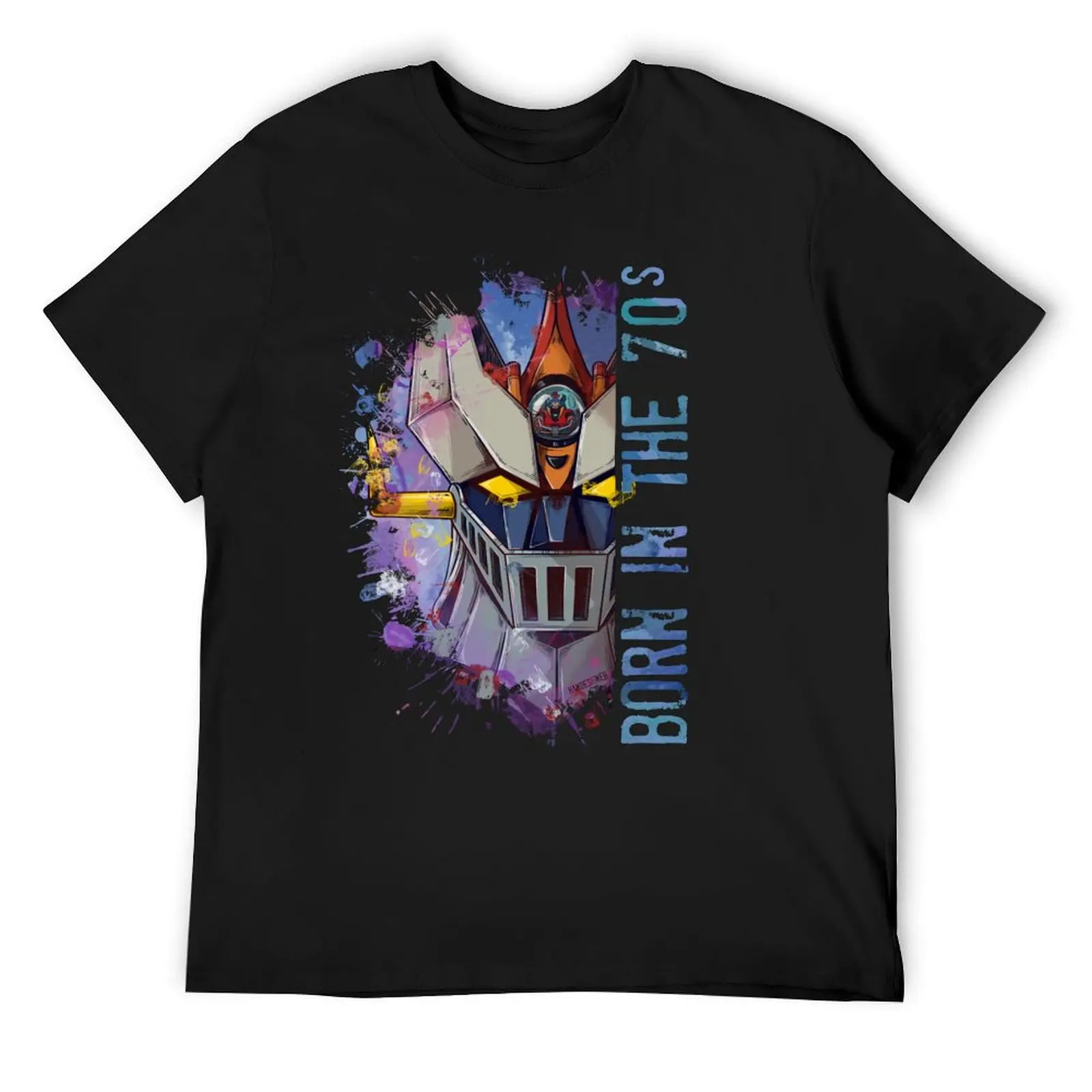 

Great MAZINGA - Born In The Seventies T-Shirt customs design your own man clothes designer shirts tops t shirts men