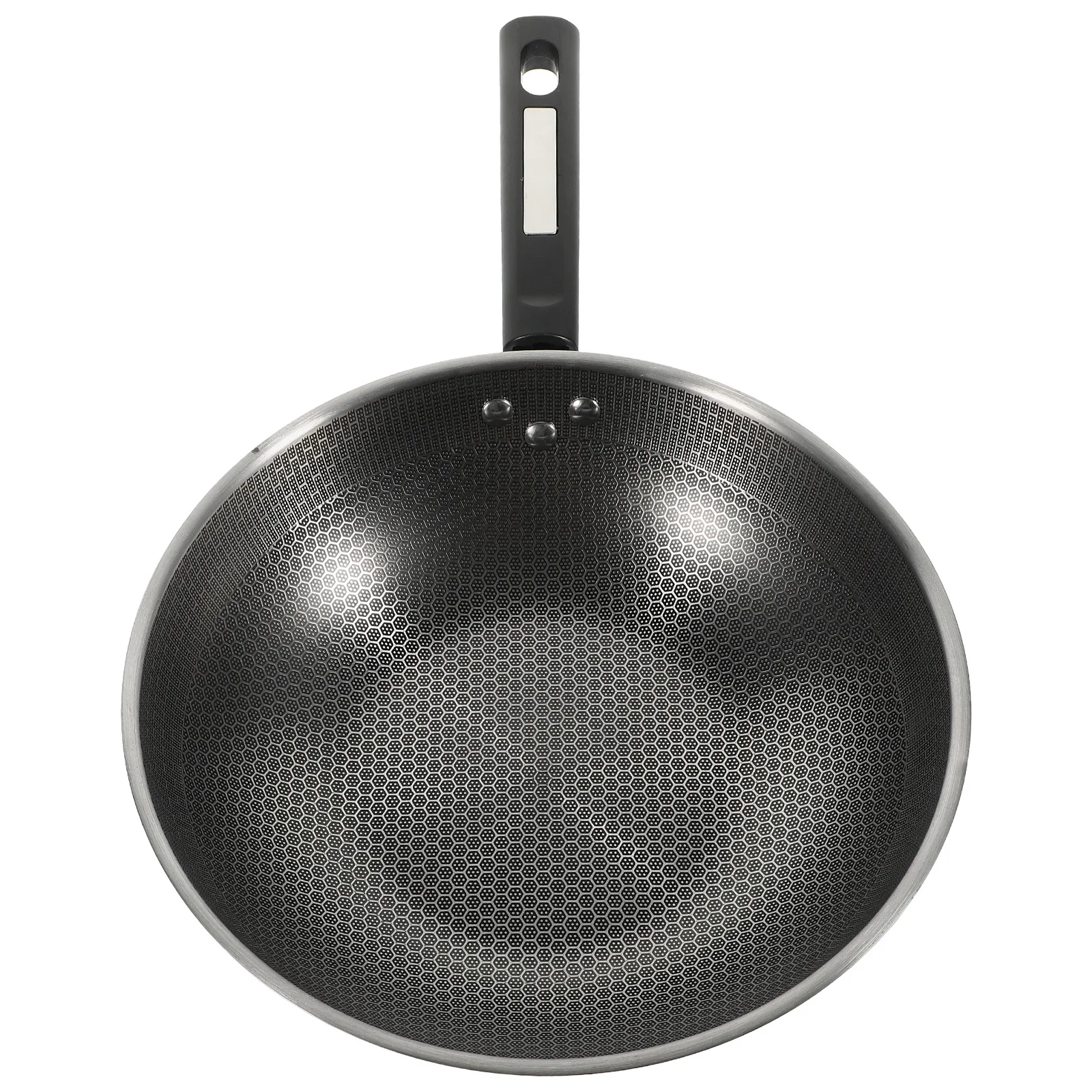 

Stainless Steel Honeycomb Frying Pan Compact Size Nonstick Coating Egg Frying Pan Steak Skillet Kitchen Cookware