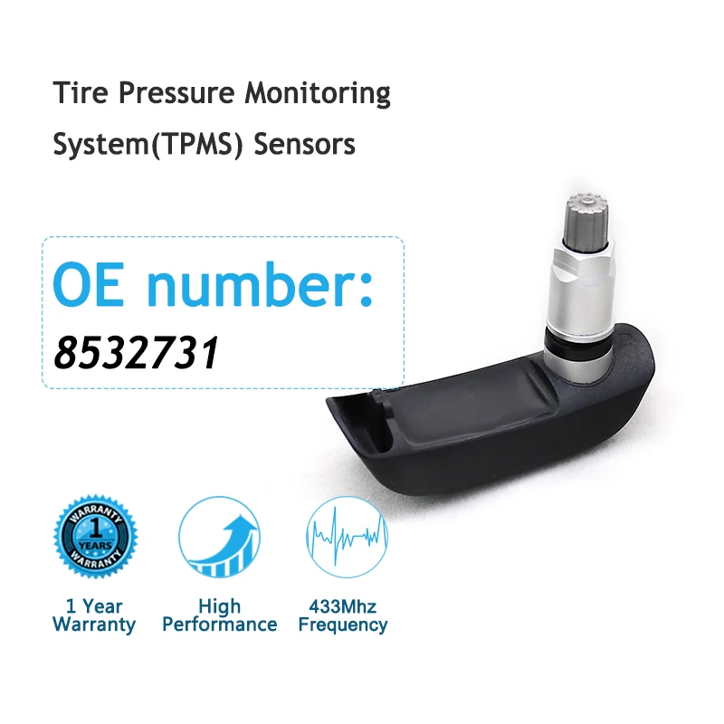 2PCS TPMS Sensor 8532731 Tire Pressure Sensor 433MHz For BMW F700GS ENDURO F800GT TOUR F800R K1600GT R1200GS ENDURO R1200R