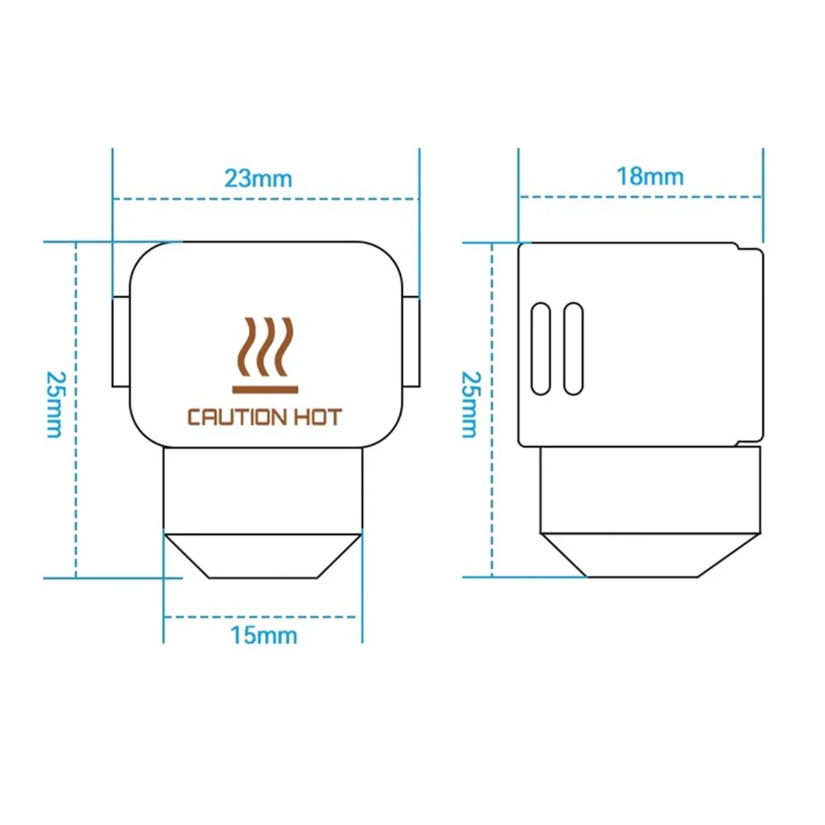 A1 미니 실리콘 양말용 FZFZ 8개, 핫엔드 보호 커버, 향상된 3D 프린터 성능을 위한 절연 케이스