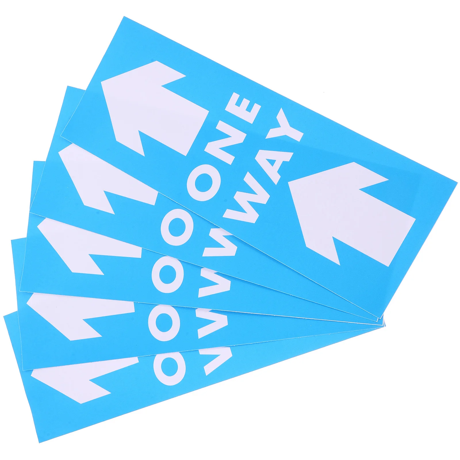 5 Pcs Stickers Arrow Indication Signs Caution Decal Adhesive for Directions Decals