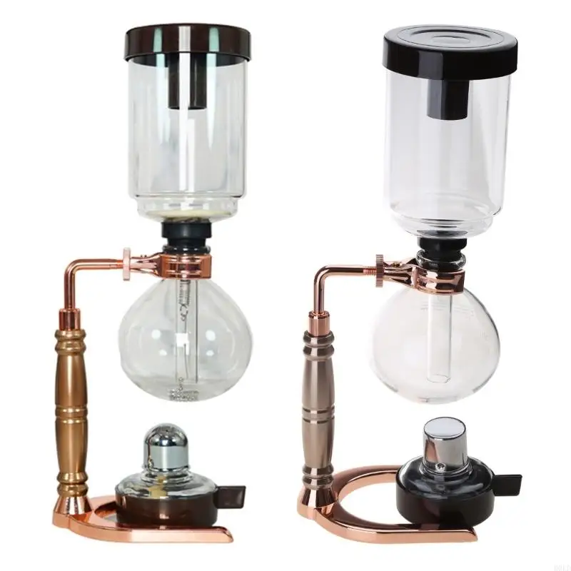 Siphon Tea Siphon Pot Vacuum Coffeemaker Glass Type Coffee Machine Filter Japanese Siphon Coffee Maker Siphon Pot D0LD