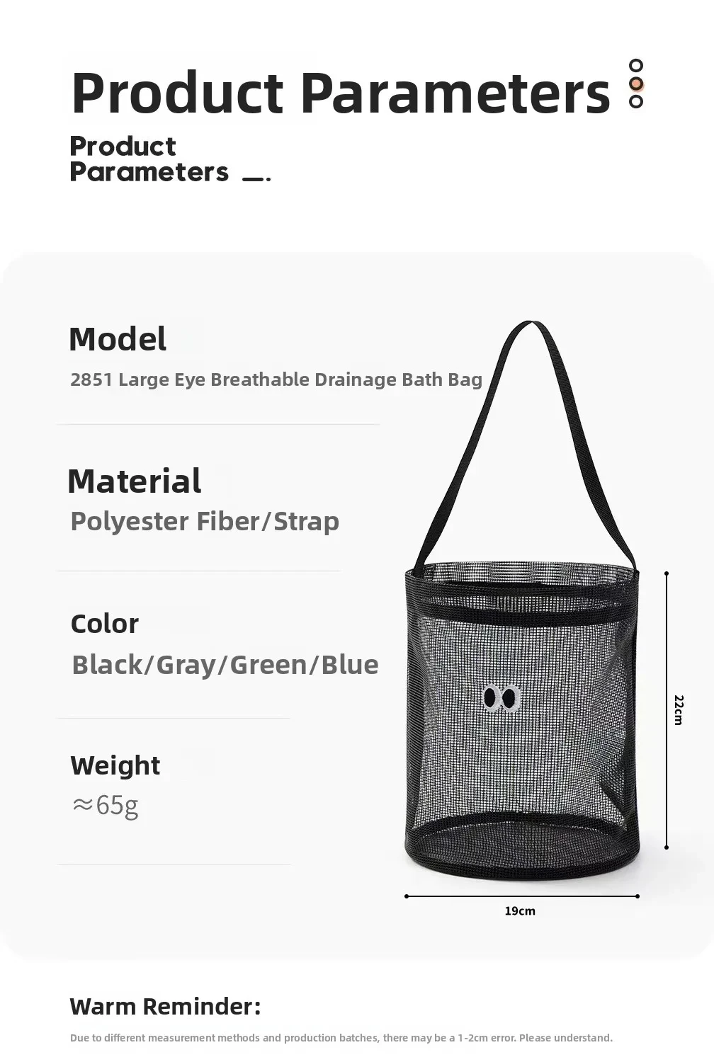 Strandtasche mit großem Fassungsvermögen, atmungsaktiv, schnell trocknend, für Schwimmen, Fitness, Handduschkorb, Nass- und Trockentrennung, Reiseaufbewahrung – Detail 7