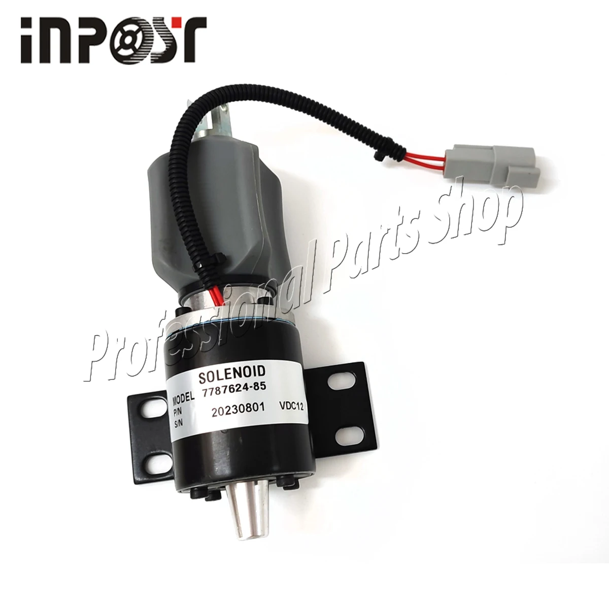 New 7787624-85 12V Fuel Shut Off Stop Solenoid 1542772 Fit For Hyster