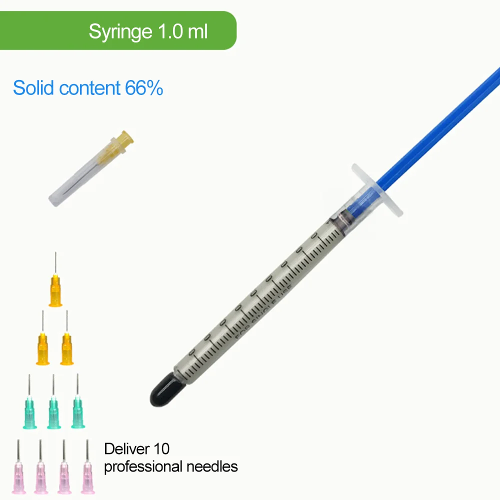 12pcs 0.4/0.7/1ML Conductive Glue Silver PCB Repair Connector Glue Paste Wire Quick-drying Conductive Silver Glue Heating Wire