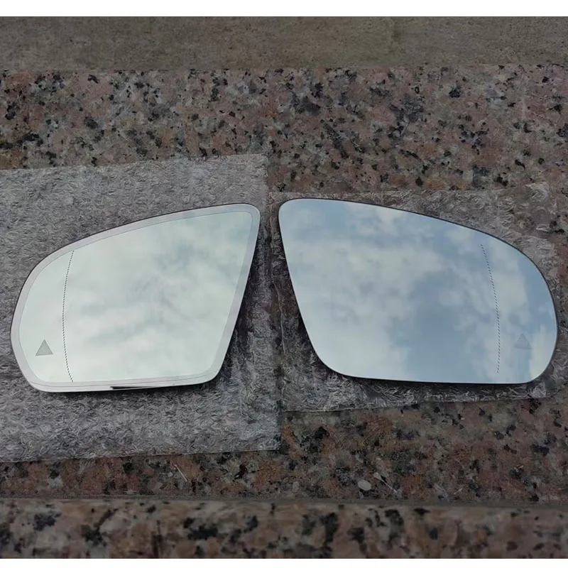 

Auto Dimming Blind Spot Warning Heated Rear Mirror Glass New For Mercedes-Benz C E S GLC Class W205 W222 W213 X253 2013-2021