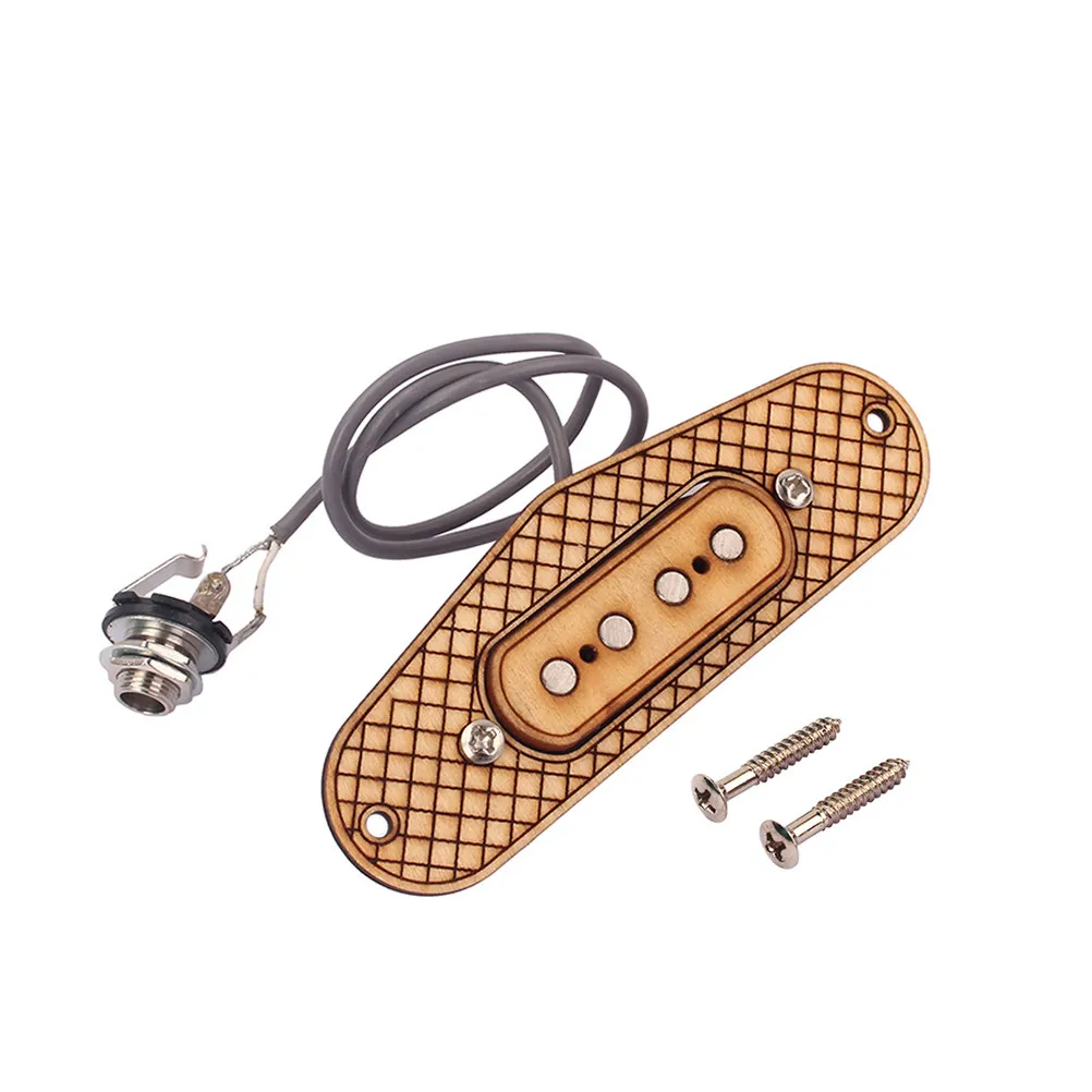 Maple Wood 4-String Humbucker Pickups Precise Design for Cigar Box Guitar Classic Balance Tones Guitar Parts Humbucker