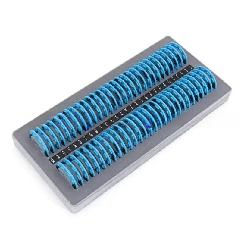 AIST-0028 CE 58pcs Ophthalmic Prism Lens Set Optometry Accessories Plastic Rim Must-Have for Glasses Shop