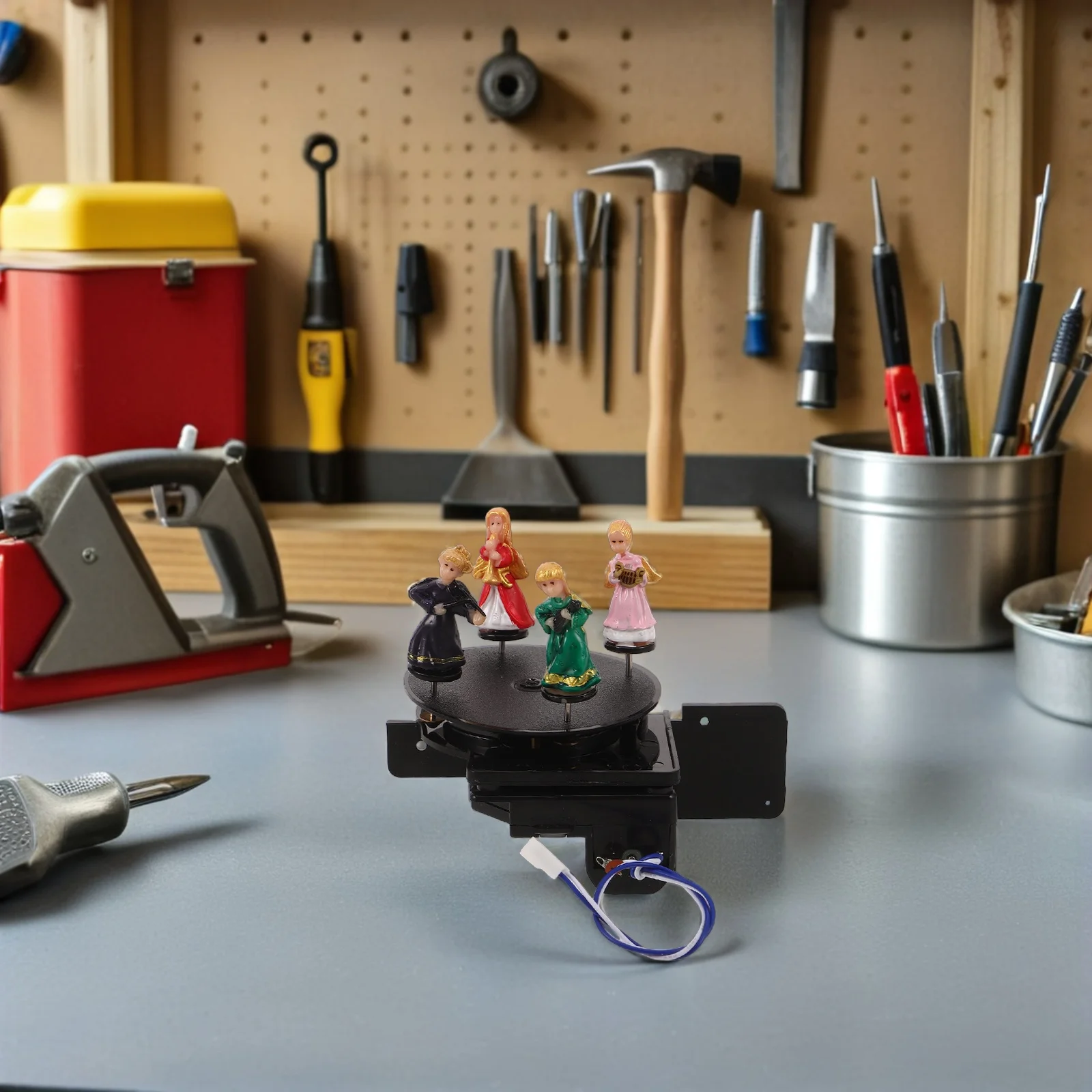 

Plastic Rotating Platform for Cuckoo Clock Low Noise Technology Clock Animated Movement Component Easy Install Craft Supply