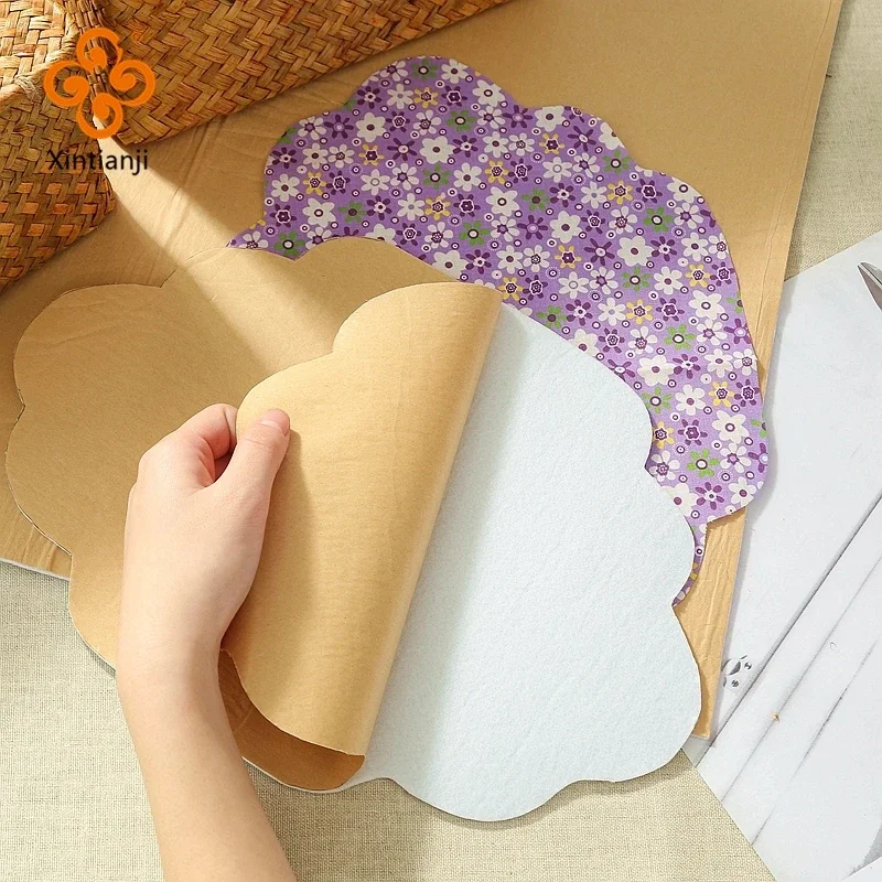 180g/280g/380g Interfacing Fabric Self-Adhesive Handmade Bag Lining Sewing Accessories Clothing Hat Shaped Interlayer Material