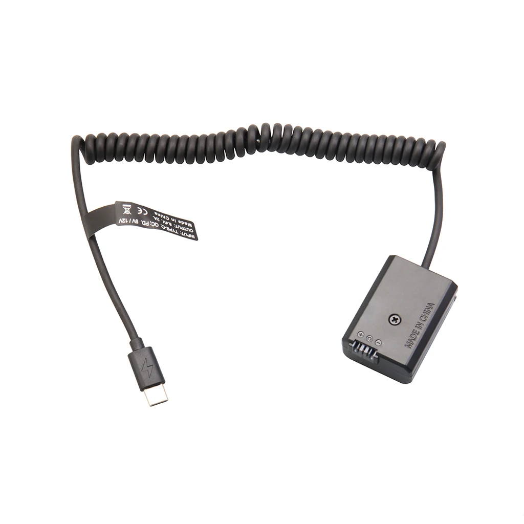Typ-C PD Dummy-Akku-Kit für Fujifilm Canon Nikon Sony Panasonic, 9V Powerbank zu 7,4-8,4V für Akkuanzeige – Detail 40