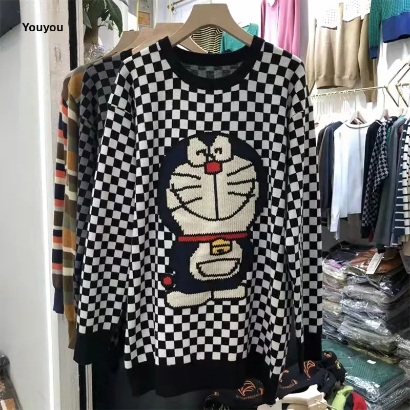 

Корейский стиль: Утепленное флисовое худи оверсайз с вышивкой для женщин, осенне-зимняя толстовка из смесового полиэстера, повседневная и комфортная