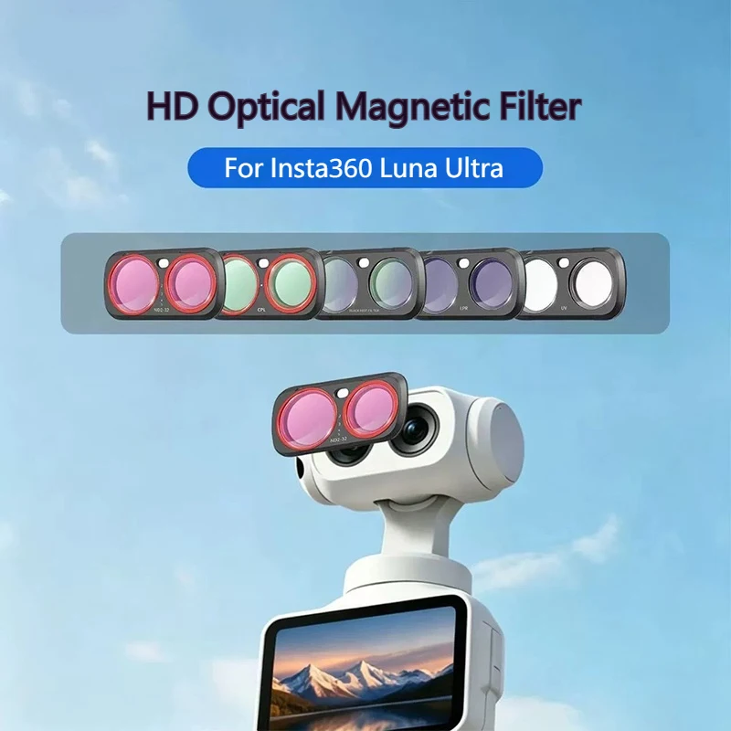 �y�Z�[�����zInsta360 Luna Ultra �J�����A�N�Z�T���[�p�����Y�t�B���^�[ CPL VND LPR �u���b�N�~�X�g�t�B���^�[ �i�`�������i�C�g �}�O�l�e�B�b�N�N�C�b�N�X���b�v�t�B���^�[