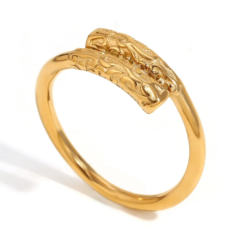 New ins Stainless Steel Geometric Bracelet Vintage Bangle For Women Girls Fashion Jewelry