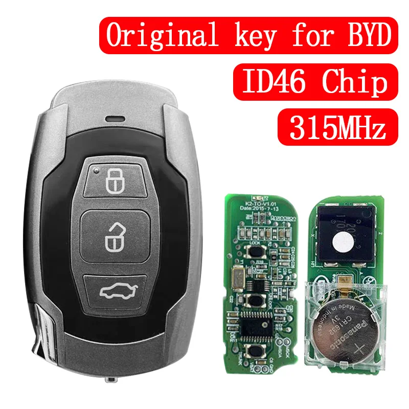 Telecomando Originale 315MHZ Per BYD Speedy G6 Surui Sirui Qin Song E5 Tang Con Chip 46-image