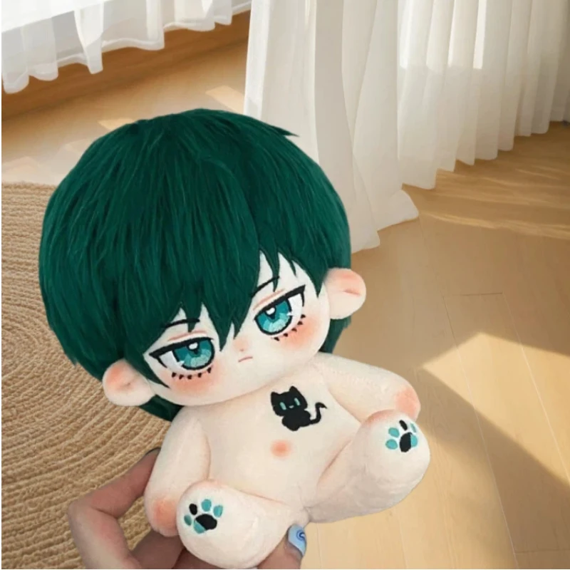 

Stuffed 20cm Anime Blue Lock Itoshi Rin Cosplay Plush Doll Toys Kawaii Cosplay Cartoon Soft Plushies Model Figures Xmas Gifts