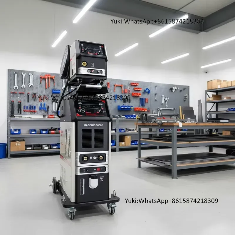 Factory industrial MIG/MMA welding machine MIG500P digital double pulse water-cooled aluminum welding machine  duty cycle