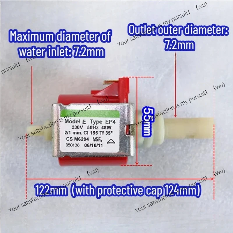 

48W 230v Commercial Coffee Machine Pump for ULKA EP4 High-End Electromagnetic Water Pump Clean Espresso Machine