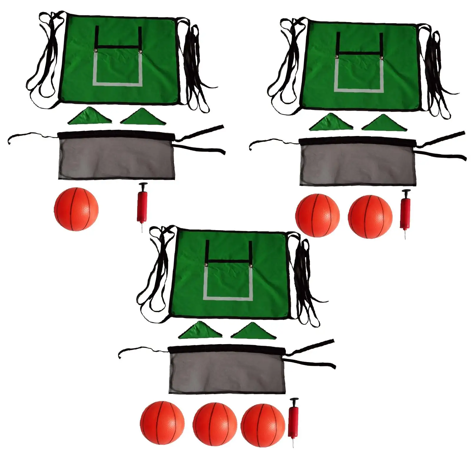 

Mini Trampoline Basketball Hoop Basketball Goal Easy Install Sturdy for Kids and Children Sturdy Lightweight Backboard Green