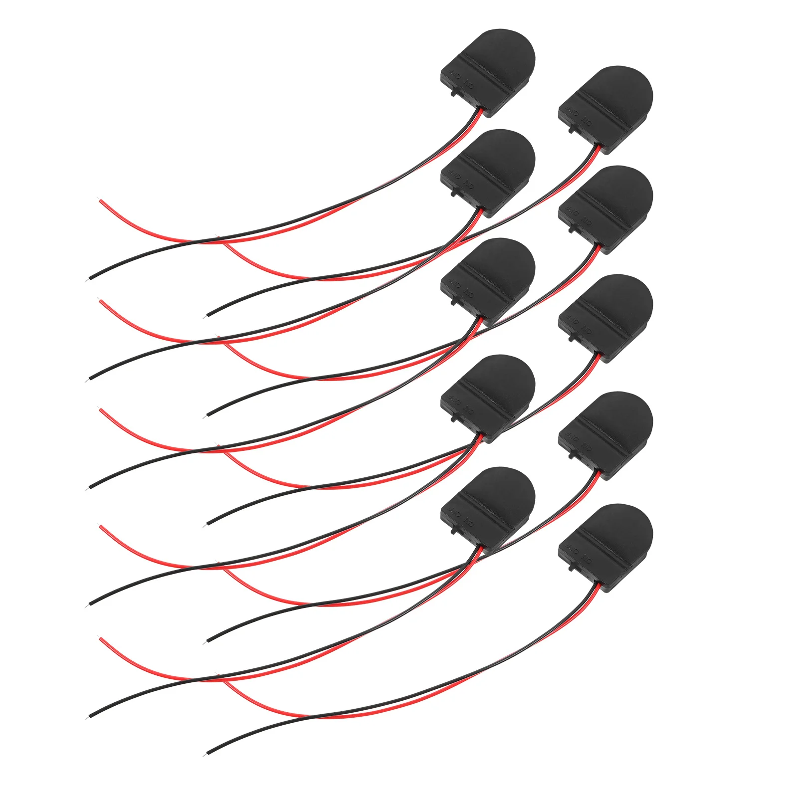 

12pcs Box Single Button Holder Flip Cover For Lir2032 Small Electric Equipment Accessory Mini Case