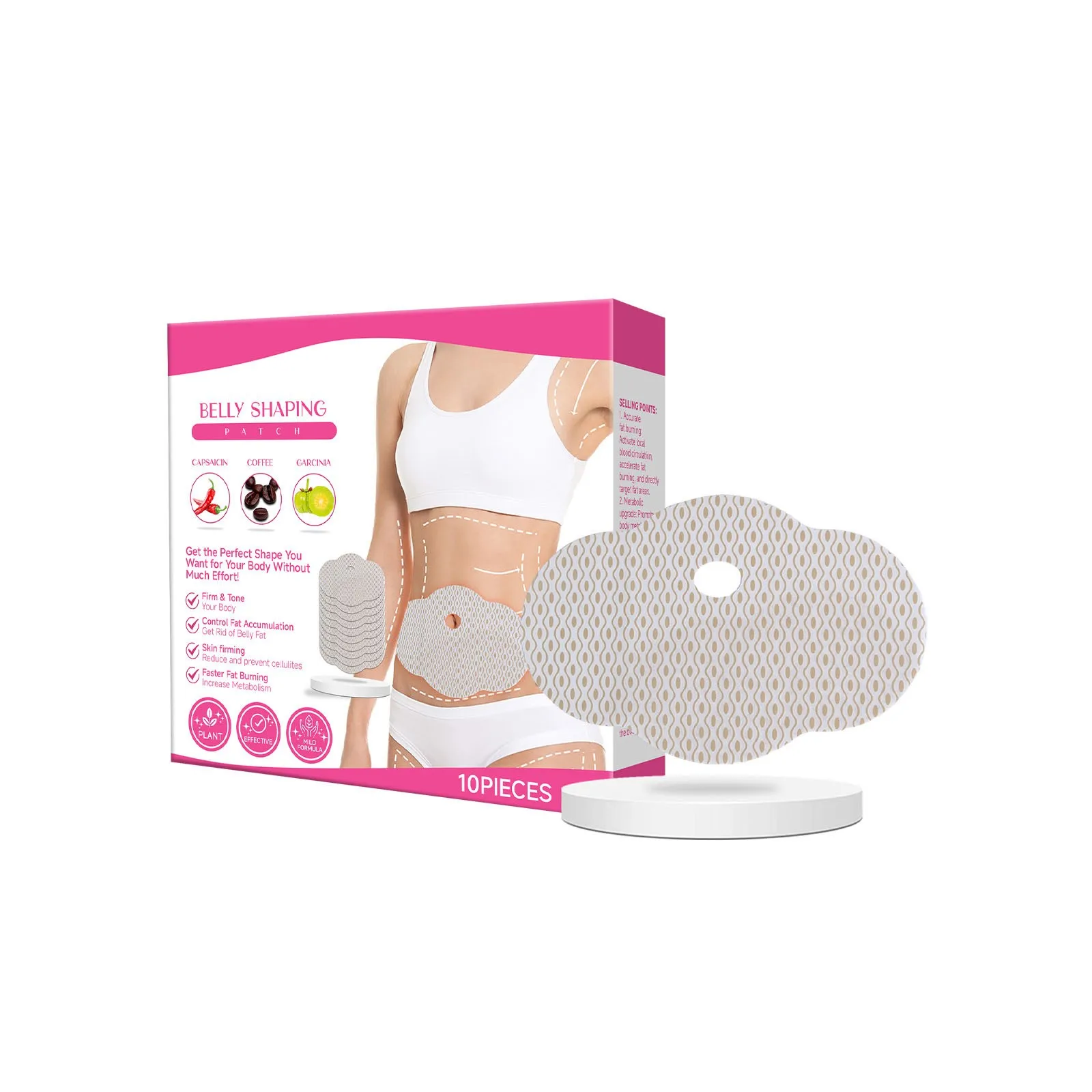 2024 New Belly Shaping Patch Natural Belly Shaping Patch Improve Sleeping For Arms Legs Thighs Hips Buttocks