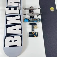 Baker Board Skating  Professional Complete Skateboard 7-ply  Canada  Maple More Color 7.75/8.0/8.25/8.5 Inch Double Rocket 4