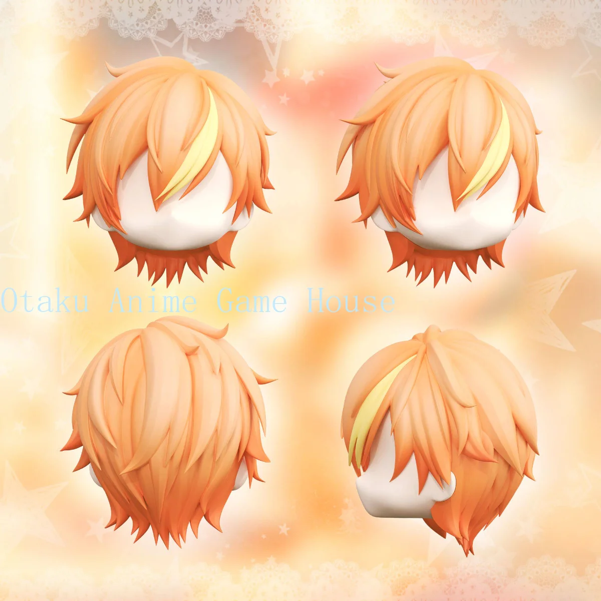 Pjsk Shinonome Akito Project Sekai Ob11 Ob12 Bjd Gsc Figurine Doll Printed Head Shell Anime Doll Accessory Cosplay Birthday Gift