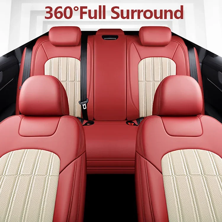 Car Seat Covers New Designer Sport Leather Car Cushion Decoration Full Set Luxury Pvc Universal For Dodge Ram 1500