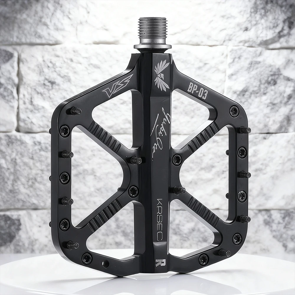 KRSEC CNC 3 محامل دواسات الدراجة خفيفة BMX الجبلية الطريق دواسات الدراجة عدم الانزلاق سبائك الألومنيوم أجزاء الدراجة الجبلية