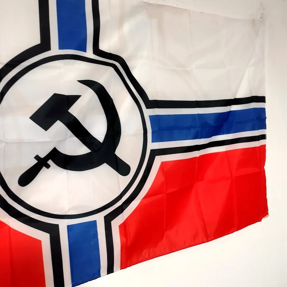 Soviet Union CCCP Flag, Bolshevik Banner, Russian Cross Army, Military Flag, Hanging for Decoration, 90x150cm