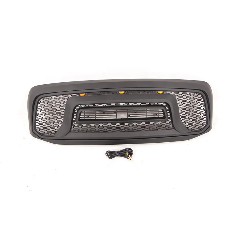 

Custom 3-Piece LED Lights And Honeycomb Black Front Grille For 2006-2008 For Ram 1500 Pickup Trucks Made Of Durable ABS Material
