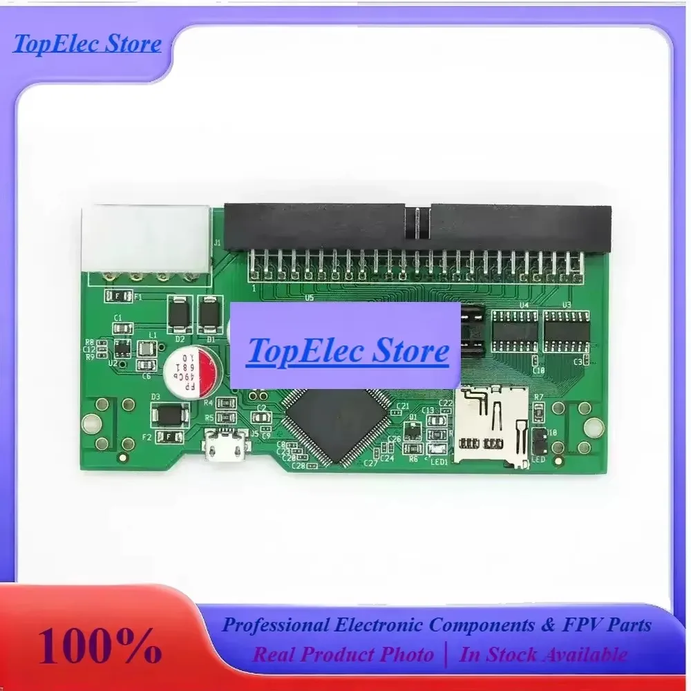 ToPssSCSI2SD 3.5 50pin SCSI SD CARD Analogue SCSI Hard Drive Adaptor Replacement For Old Hard Drive SD Card