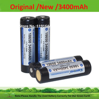 4PCS/lot Original Keeppower PROTECTED 3.7V 18650 3400mah Flashlight Battery