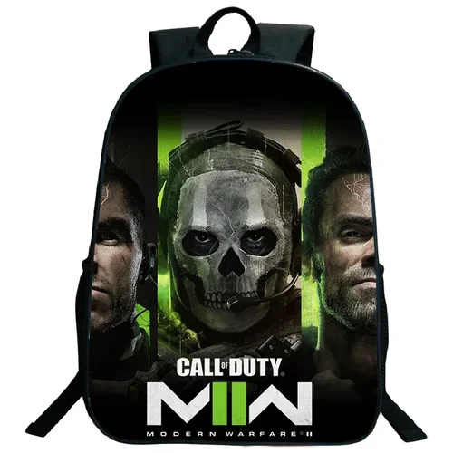 Imagen 1 del producto Mochila con estampado de llamada de servicio Warzone de gran capacidad, mochila escolar con patrón fresco para adolescentes, bolsa de viaje para niños, mochila Mochlia