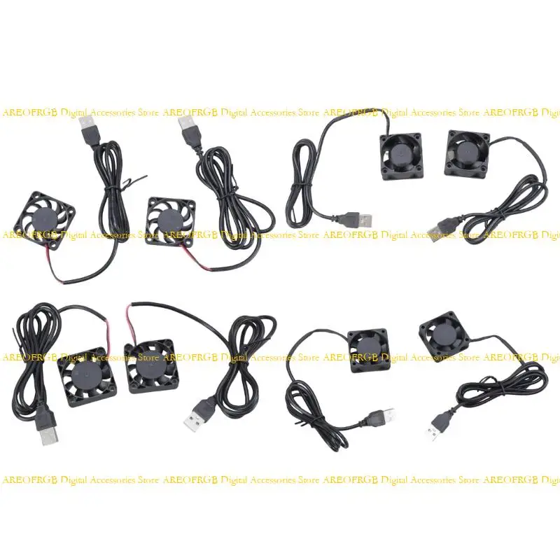 

E21E 40mm USB Cooling Fan Sleeve Bearing for Home Office Electronic Device Ventilation