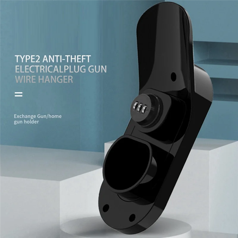 AS57-Charger Cable Holder Electric Car Charging Head Bracket Universal EV Charger Cable Holder