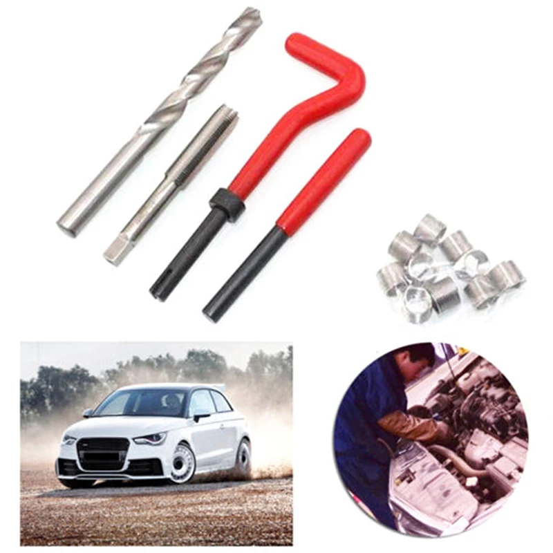 Metric Thread Repair Insert Kit M5 M6 M8 Helicoil Coil Repair Tools For Damaged Thread Restoration