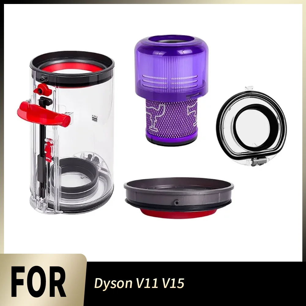 

Уплотнительное кольцо для пылесборника Dyson V11 V15, фиксатор HEPA-фильтра, защита от протекания, сменная деталь для пылесоса