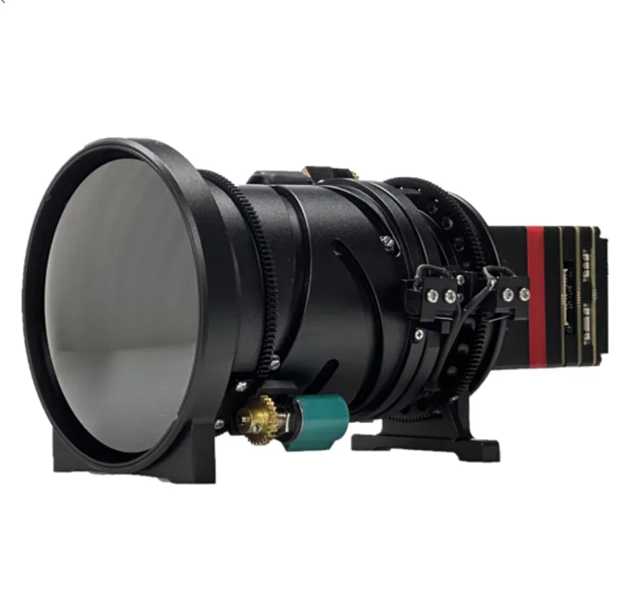 20 ~ 100 mm lange afstand 5x optische zoom IP 67 bewaking 640x512 ongekoelde infrarood IP thermische cameramodule