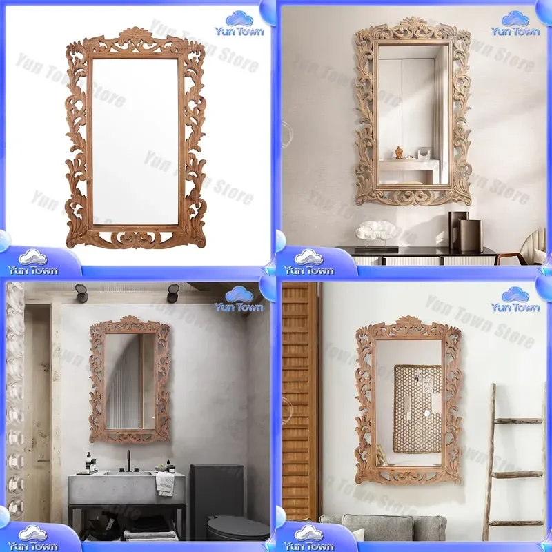 Wall Mounted Dress Mirror for Home Porch Decor Full Length Hanging Mirror for Photo Shoots Fashionable Interior Decor Mirror
