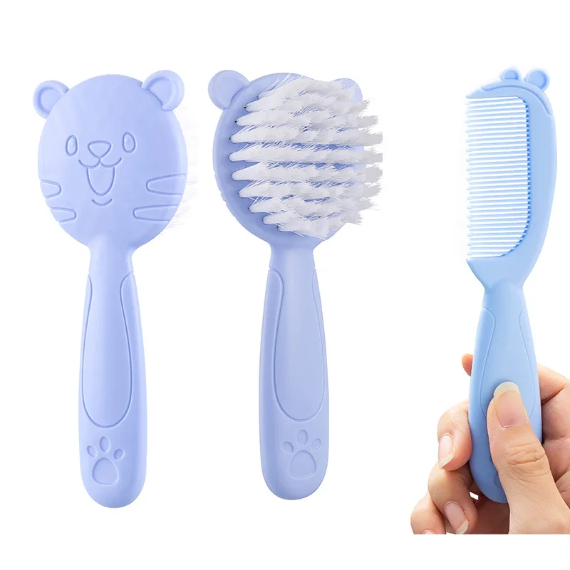 2 süße tragbare Make-up-Handspiegel und Haarbürsten-Sets, Reise-Make-up-Werkzeuge, trockene und nasse Verwendung für Haar-Accessoires – Detail 5