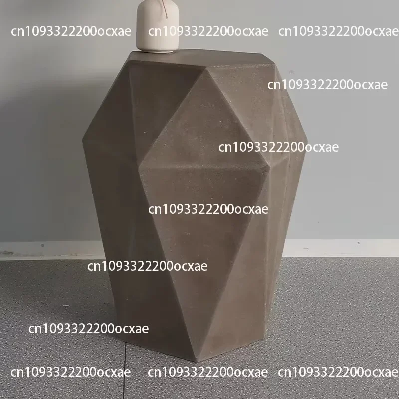 Modern Nordic minimalist coffee table diamond geometry creative corner side table living room sofa art production panel