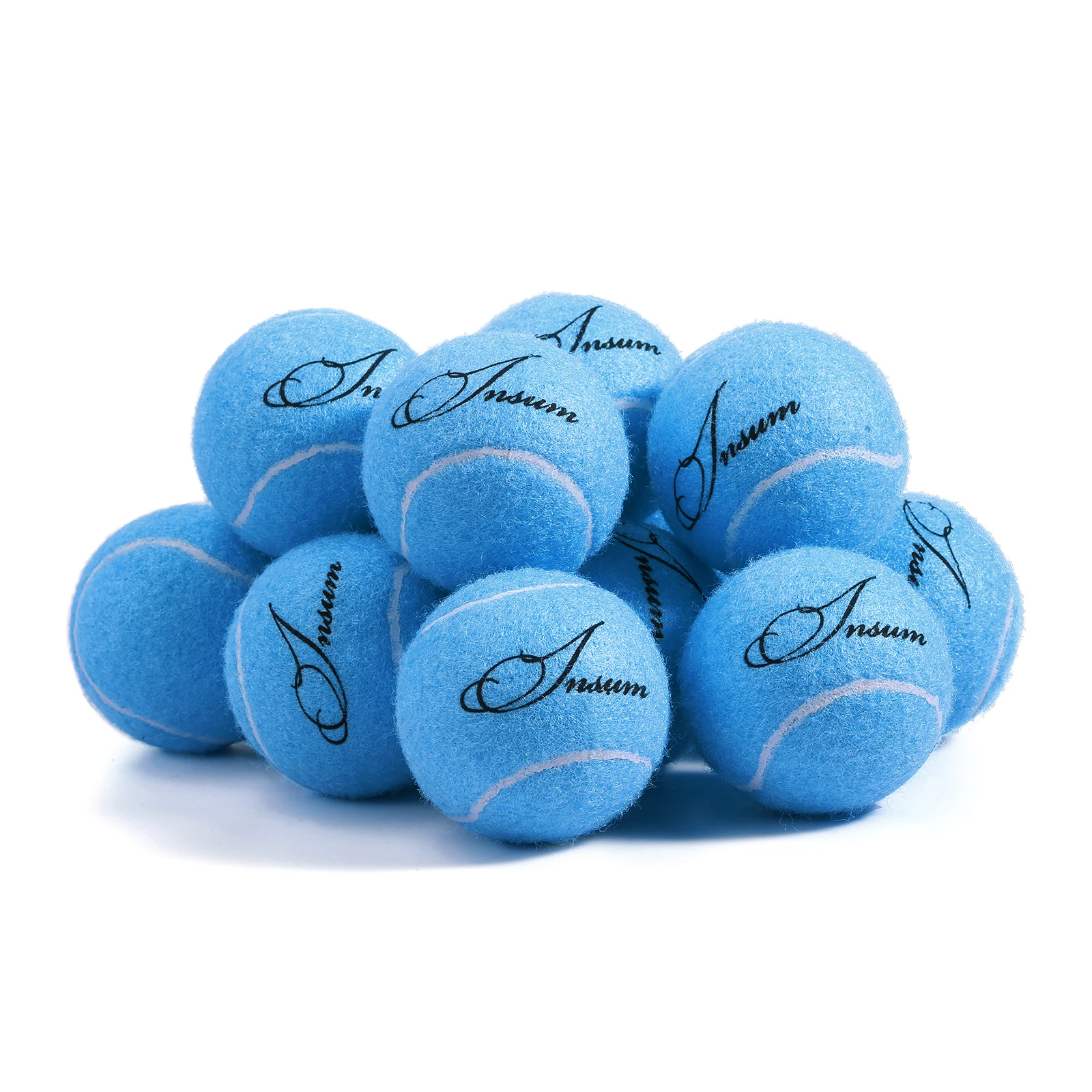 

Набор из 12 теннисных мячей, тренировочные теннисные мячи, мячи для игр с собаками, тренировочные теннисные мячи с сетчатым мешком для начинающих.