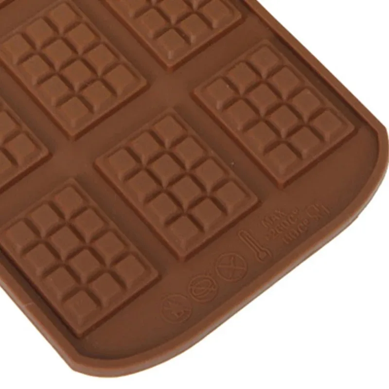 Chocolate Mold Silicone Mold Fondant Waffles Molds DIY Candy  Bar  Mould  Cake  Decoration  Tools  Kitchen  Baking  Accessories