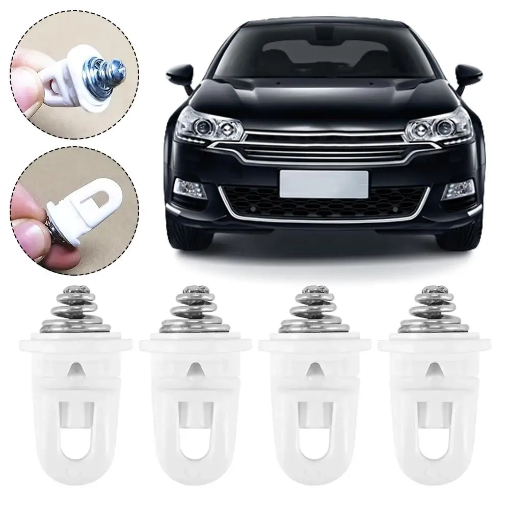 4 قطعة المصد الأمامي الاحتفاظ كليب لبيجو 407/607/407SW (2001-2008) لسيتروين C5 (2009-2016)