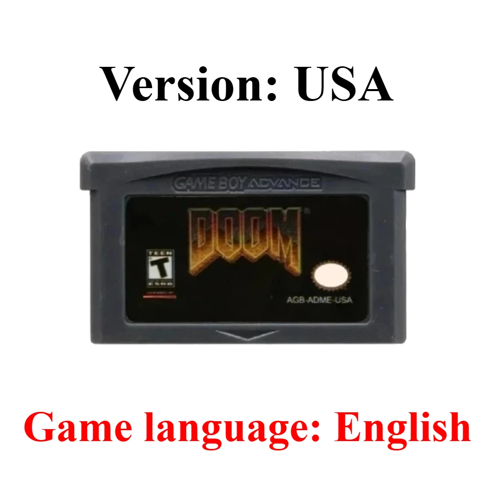 GBA Englische Spielkassette Final Fantasy Advance Wars Metroid Kirby Golden Sun Doom of Fire für GBA SP Spiel Klassische Spielkarte – Detail 11