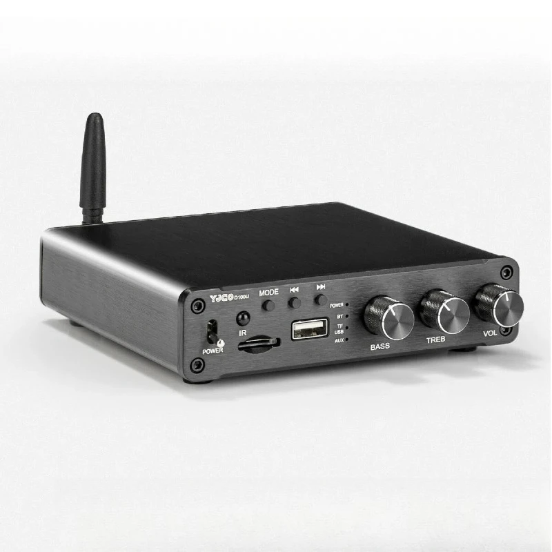 SOTAMIA TPA3116 Bluetooth Power Amplifier 100Wx2 Dual Channel HIFI Amplificador U Disk Lossless Decoding Playback Audio Home Amp